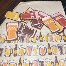 Keep your party table free of spilled beer with a plastic table cover that acts as a decoration and makes cleanup super easy! Party Supplies Beer Party Decorations Poshmark