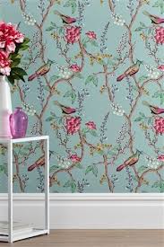 Birds And Butterflies Wallpaper Uk Buy Blue Birds Wallpaper From The Next Uk Online Shop Floral Wallpaper Bedroom Bird Wallpaper Bedroom Bird Wallpaper