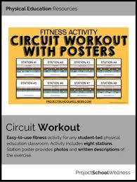 Download This Easy To Use Fitness Activity This Circuit Training Workout Features Eig Circuit Training Workouts Circuit Training Health And Physical Education