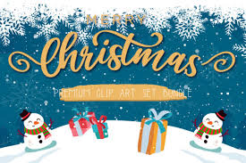Download Merry Christmas Illustration Set Graphic By Byemalkan Creative Fabrica SVG Cut Files