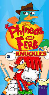 Phineas And Ferb And Knuckles Knuckles Phineas And Ferb Comic Book Cover Memes