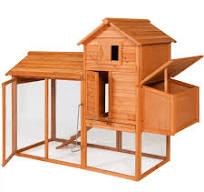 Best Choice Products 80in Wooden Chicken Coop Multi-Level Hen House,  Poultry Cage w/ Wire Fence for 4 Birds, Farm