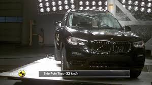 Nhtsa side pole crash test overall safety rating: Euro Ncap Crash Test Of Bmw X3 Youtube