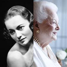 Happy 103rd Birthday Dame Olivia De Havilland A True Living Legend She Has Achieved So Much And Continues To Olivia De Havilland Living Legends De Havilland