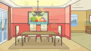 A grand dining room in a castle background. Dining Room Cartoon Background Room Cartoon Background Dining Room Cartoon Room Cartoon