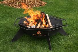 22 inch stainless steel fire pits firepit with mesh screen，durability & rustproof fire bowl bbq barbecue grill , for outdoor wood burning，camping，bonfire. 3 Octagonal High Quality Wood Fire Pit Cottager Friendly Fires