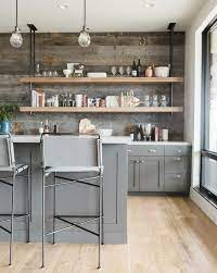 Many oak cabinets have mellow tones in the wood that call to mind light colors. Kitchen With Gray Cabinets Why To Choose This Trend Decoholic