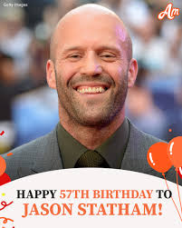 HAPPY 57TH BIRTHDAY TO JASON STATHAM! 🎉 🎉 🎉 Your incredible energy and  dynamic performances continue to captivate audiences around the world.  Wishing you an action-packed year filled with joy and success! 🎉🥳