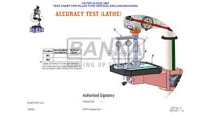 Lathe Machine Testing Lathe Test With Is Chart Lathe