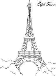 A very complex coloring page of paris. Eiffel Tower Eiffel Tower Is The Proud Of France Coloring Page Eiffel Tower Is The Proud Of Franc Eiffel Tower Drawing Easy Eiffel Tower Eiffel Tower Drawing