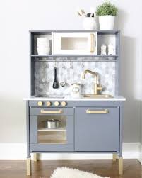 When it comes to kitchen colour ideas, grey is the shade of the moment. Parker S Kitchen Remodel Is Finally Complete And I M So In Love With How It Turned Out I Really Wanted The Chel Ikea Kids Kitchen Ikea Play Kitchen Ikea Diy