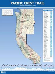Pacific Crest Trail Map Blackwoods Press Pacific Crest Trail Pacific Coast Trail Colorado Trail
