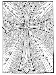 Study bible verses with these beautiful free printable bible verse coloring pages! Cross Of Christ Coloring Page Flanders Family Homelife