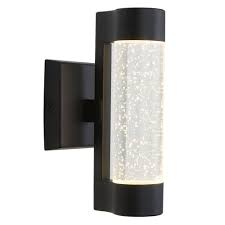 The perfect way to enhance your home's landscape, adds charm and elegance while increasing safety during the nighttime hours. Artika Medium Bubble Flow Black Integrated Led Outdoor Wall Mount Cylinder Light Amp105 Rnbl In 2020 Outdoor Wall Lighting Outdoor Light Fixtures Outdoor Walls