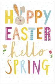 Some people who are not christians celebrate it as a cultural holiday. Easter Card General Hello Spring Colourful Writing Highworth Emporium