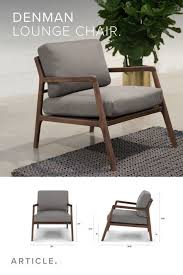 Subtle Effortless Debonair The Denman Chair Rests On A Sleekly Designed Solid Walnut Frame And A Lattice W In 2020 Chair Design Modern Furniture Furniture Design
