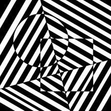 Black And White Optical Illusion Square Circle And Square Optical Illusion By Casino Artist Illusion Drawings Optical Illusion Drawing Optical Illusions Art