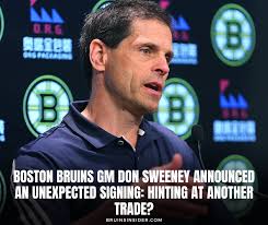 Really? The P-Bruins doin' some deals. 🤣