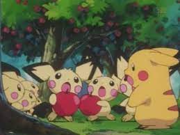 Pikachu level up, with at least 220 happiness. Susse Fruchte Pokewiki