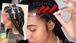 Braids don't necessarily make your hair grow faster, but they are a great protective style. How To Grow Natural Hair In Box Braids Protective Styles Youtube