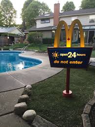 Check spelling or type a new query. My Friend Owns A Few Mcdonalds Restaurants Naturally This Is His Backyard Funny