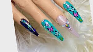 1,970 likes · 48 talking about this. Diseno De Unas Acrilicas Azul Turquesa Con Mariposas Youtube