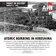 August 6 is the 218th day of the year. Aniradio The Event That Changed Japan And The World Forever Today In History August 6 Marks The 75th Anniversary Of The Atomic Bombing In Hiroshima It Has Been 75 Years