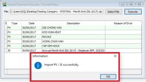 Both employer and employee are required by law to contribute to epf and socso. Generate Payment Voucher Journal Entry Estream Software