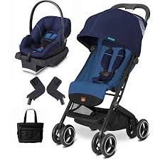 Goodbaby Gb Qbit Seaport Blue Asana Infant Car Seat And Stroller Travel System With Diaper Bag Baby Car Seats Car Seat And Stroller Travel System Stroller