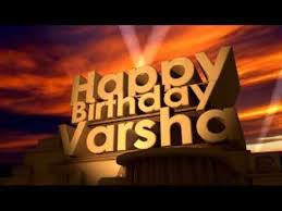 Ami on may 03, 2019: Happy Birthday Varsha Youtube
