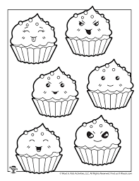 Home » coloring pages » 63 skookum cute cupcake coloring pages. Cute Cupcake Coloring Sheet Woo Jr Kids Activities