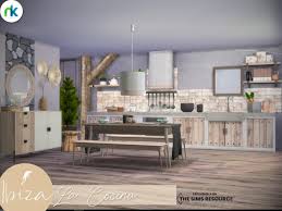 Add sleek appliances and furnishings to redesign the kitchen with a modern . Sims 4 Kitchen Downloads Sims 4 Updates