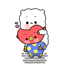 Polish your personal project or design with these bt21 transparent png images, make it even more personalized and more attractive. Cheese On Twitter Taejin Piggyback Featuring Rj Tata Bt21 Bbmastopsocial Bts Bts Twt