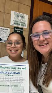 Rogers Way Respect Winners💥, Part 3, These students show respect to their  teachers, their peers and themselves every day! Congrats Eagles!💚