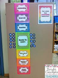 Classroom Behavior Chart With Magnetic Numbers Instead Of