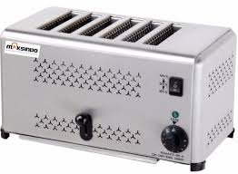 Sangat banyak model dan tipe mesin pemanggang roti, yang akan berpengaruh terhadap harga dan kualitasnya. Mesin Bread Toaster Roti Bakar D06 Toko Mesin Maksindo