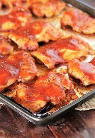 Oven Barbecue Chicken Thighs | The Kitchen Is My Playground