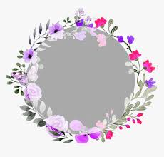 crown flower flowers circle ftestickers png simple flower frame transparent png transparent png image pngitem crown flower flowers circle