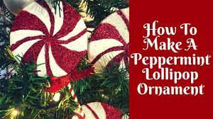 Make an easy $2 christmas diy peppermint and spearmint bowl to put them in! Christmas Crafts Diy Lollipop Ornaments Youtube