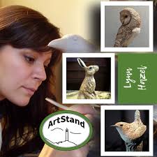 Lynn Hazel creates hand-built sculptures from stoneware clays, adorned with  oxides and underglazes, fired to stoneware temperatures. Her inspiration  stems from a deep fascination and love for the natural world. Notably, she