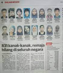 Jadi saya pesan sangat sangat kat ibu bapa tolong pantau gajet anak anda. Bintulu Info 831 Orang Kanak Kanak Dan Remaja Hilang Sarawak Sahaja Mencatatkan 54 Kes Kehilangan Kes Terbaru Mencatatkan Kehilangan Sebanyak 60 Orang Mohon Semua Ibu Bapa Sentiasa Berjaga Jaga Dan Peka Dengan Anak Anak