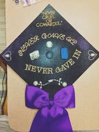 Never Cruel Nor Cowardly Never Give Up Never Give In My Grad Cap Design Original Quote Never Cruel Or Cowardly Never Give Up Never Give In The Doctor Grad Cap Designs Graduation Quotes Cap Designs