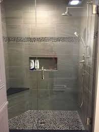 Beautiful bathroom vanity idea river rock covered with thick. 15 River Rock Shower Ideas Bathrooms Remodel Shower Tile Shower Remodel
