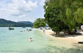 Only four of the 99 islands are inhabited: Entree Kibbles Pulau Beras Basah White Rice Island Part Of The Island Hopping Tour Via Lv Island Travel Tours Langkawi Kedah Malaysia