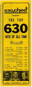 630 Ched Presents The Top 630 Hits Of All Time Am Radio