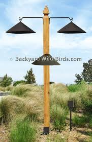 Bird Feeder Pole With Baffle Post Bird Feeder Pole Kit At Backyard Wild Birds Bird Feeder Poles Bird House Kits Wild Birds
