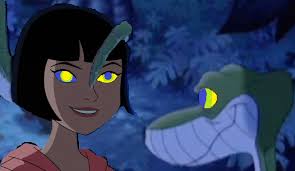 Its a basic recreation of kaa and mowgli's first encounter. Kaa Gif Find On Gifer