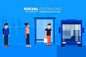 Telechargez Distanciation Sociale Dans Les Transports Publics Gratuitement Transporte Transporte Publico Tema Del Transporte