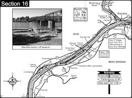 Ohio River At Marietta Oh And 8 Miles Downriver Map Mappery