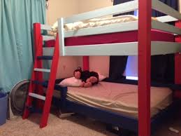 But with that, we were able to turn it into a bunk bed for my 2 year old by repeating the steps for the top bunk on the bottom one! Builders Showcase From Loft Bed To Bunk Beds Using The Twin Low Loft Bed Plans The Design Confidential